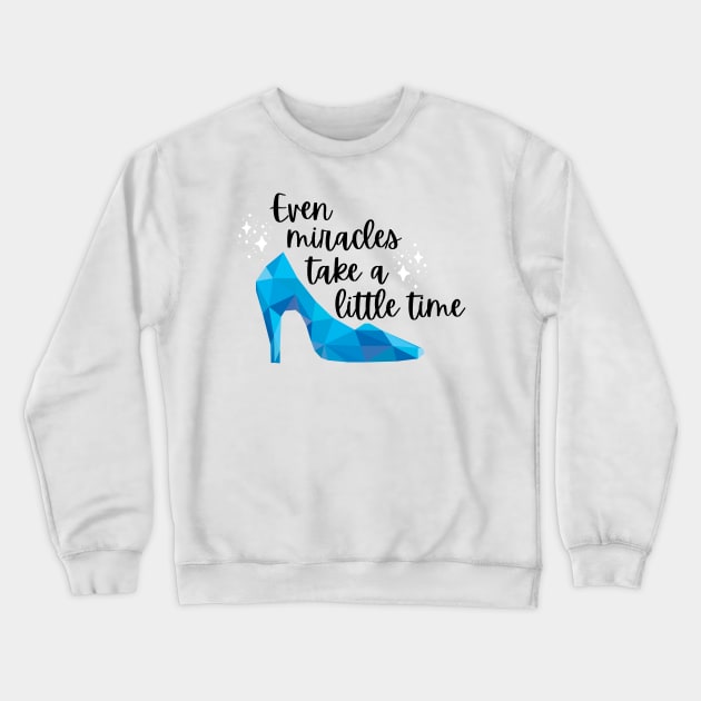 Glass Slipper Miracles Crewneck Sweatshirt by Mint-Rose